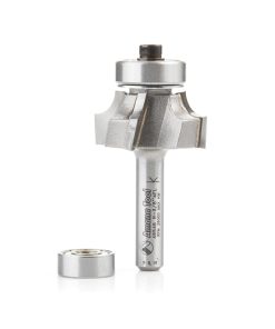 49546 Carbide Tipped 4 Flute Corner Rounding/Beading 3/16 Radius x 1 Dia x 1/2 x 1/4 Inch Shank