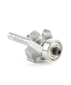 49546 Carbide Tipped 4 Flute Corner Rounding/Beading 3/16 Radius x 1 Dia x 1/2 x 1/4 Inch Shank