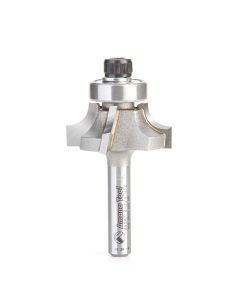 49547 Carbide Tipped 4 Flute Corner Rounding/Beading 1/4 Radius x 1-1/8 Dia x 7/16 x 1/4 Inch Shank