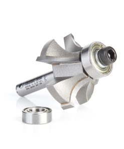 49548 Carbide Tipped 4 Flute Corner Rounding/Beading 3/8 Radius x 1-3/8 Dia x 5/8 x 1/4 Inch Shank