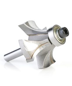 49549 Carbide Tipped 4 Flute Corner Rounding/Beading 1/2 Radius x 1-5/8 Dia x 11/16 x 1/4 Inch Shank