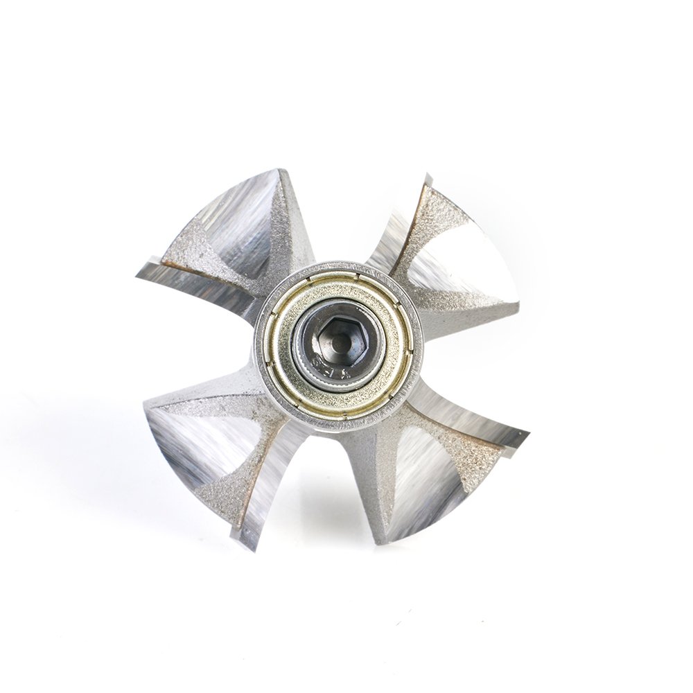49549 Carbide Tipped 4 Flute Corner Rounding/Beading 1/2 Radius x 1-5/8 Dia x 11/16 x 1/4 Inch Shank