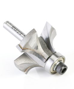 49549 Carbide Tipped 4 Flute Corner Rounding/Beading 1/2 Radius x 1-5/8 Dia x 11/16 x 1/4 Inch Shank