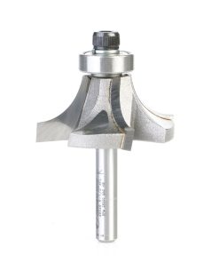 49549 Carbide Tipped 4 Flute Corner Rounding/Beading 1/2 Radius x 1-5/8 Dia x 11/16 x 1/4 Inch Shank