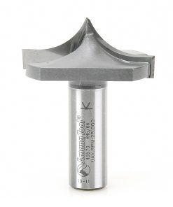 49570 Carbide Tipped Plunge Ovolo with Center Pt 23/32 Radius x 1-3/4 Dia x 23/32 x 1/2 Inch Shank