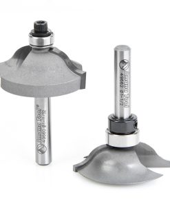 49663 Carbide Tipped 2-Piece Ogee Stile and Rail 1/4 Inch Shank Set