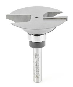 49666 Carbide Tipped Ogee Rail 1-19/32 Dia x 3/8 x 11/32 Radius x 1/4 Inch Shank