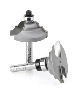 49677 Carbide Tipped 2-Piece Classical Stile and Rail 1/4 Inch Shank Set