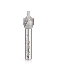 49694 Carbide Tipped Plunging Round Over 1/8 Radius x 3/8 Dia x 1/2 x 1/4 Inch Shank