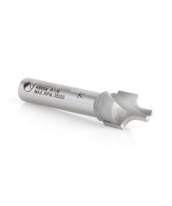 49694 Carbide Tipped Plunging Round Over 1/8 Radius x 3/8 Dia x 1/2 x 1/4 Inch Shank