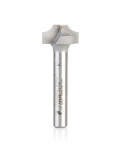 49696 Carbide Tipped Plunging Round Over 3/16 Radius x 5/8 Dia x 5/16 x 1/4 Inch Shank