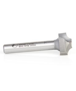 49696 Carbide Tipped Plunging Round Over 3/16 Radius x 5/8 Dia x 5/16 x 1/4 Inch Shank