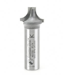 49700 Carbide Tipped Plunging Round Over 1/4 Radius x 3/4 Dia x 1/2 x 1/2 Inch Shank