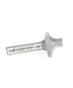 49703 Carbide Tipped Plunging Round Over 1/4 Radius x 3/4 Dia x 31/64 x 1/4 Inch Shank