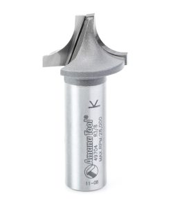 49704 Carbide Tipped Plunging Round Over 3/8 Radius x 1 Inch Dia x 5/8 x 1/2 Shank