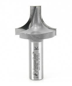 49706 Carbide Tipped Plunging Round Over 1/2 Radius x 1-3/8 Dia x 1 Inch x 1/2 Shank