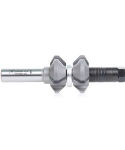 49730 Carbide Tipped Variable Double Chamfer 30 Degree Top x 45 Degree Bottom x 1-3/8 Dia x 9/16 x 1/2 Inch Shank with Center Ball Bearing