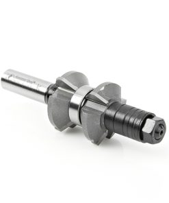 49730 Carbide Tipped Variable Double Chamfer 30 Degree Top x 45 Degree Bottom x 1-3/8 Dia x 9/16 x 1/2 Inch Shank with Center Ball Bearing
