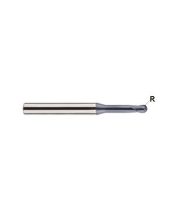 YG1-SEM846001002 - .1(R.05) x 4 x .1 x .2 x 40 - 4G Mill 2 Flute 30 Degree Helix Rib Ball End Mill
