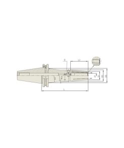 YG1-VK060JTW - CAT40 AD/B-SFH5/16CTW-6.30 - Shrink Fit Holder Coolant Channel Type Thick Wall