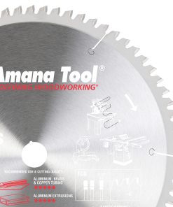 512721 Carbide Tipped Aluminum and Non-Ferrous Metals 12 Inch Dia x 72T TCG, -6 Deg, 1 Inch Bore