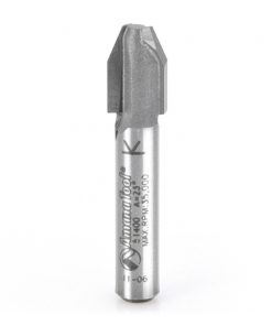 51400 Carbide Tipped Combination Bevel/Flush Laminate Trim 22.5 Deg x 11/32 Dia x 1/2 x 1/4 Inch Shank