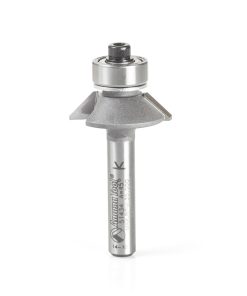 51434 Carbide Tipped Aluminum & Plastic Cutting Bevel Trim 45 Degree x 31/32 Dia x 1/4 x 1/4 Inch Shank