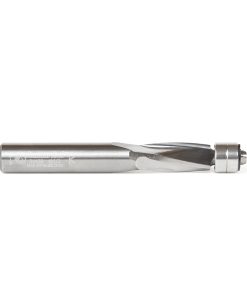 51438 Solid Carbide Spiral Plastic Flush Trim 1/2 Dia x 1-1/8 x 1/2 Shank x 4 Inch Long Double Ball Bearing