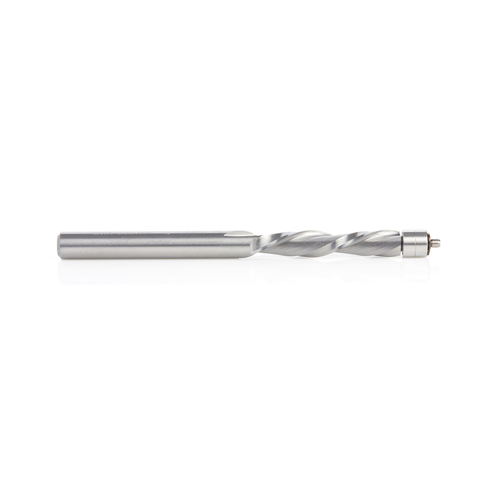 51520 Solid Carbide Aluminum Cutting Flush Trim Spiral Down-Cut 1/4 Dia x 1-1/4 x 1/4 Inch Shank