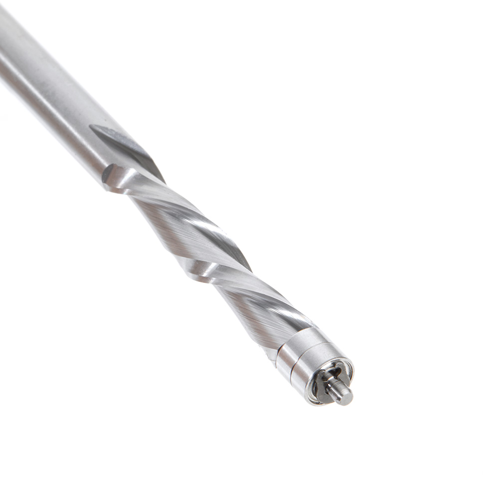 51520 Solid Carbide Aluminum Cutting Flush Trim Spiral Down-Cut 1/4 Dia x 1-1/4 x 1/4 Inch Shank