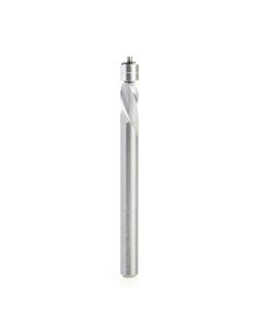 51522 Solid Carbide Aluminum Cutting Flush Trim Spiral Down-Cut 1/4 Dia x 1/2 x 1/4 Inch Shank