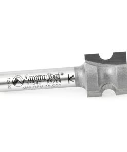 51540 Carbide Tipped Bullnose 5/64 Radius x 17/32 Dia x 1/2 x 1/4 Inch Shank