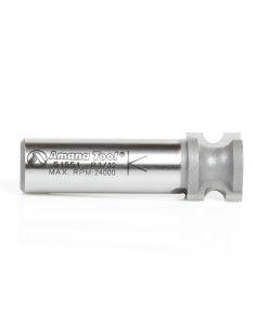 51551 Carbide Tipped Bullnose 3/32 Radius x 21/32 Dia x 1/2 x 1/2 Inch Shank
