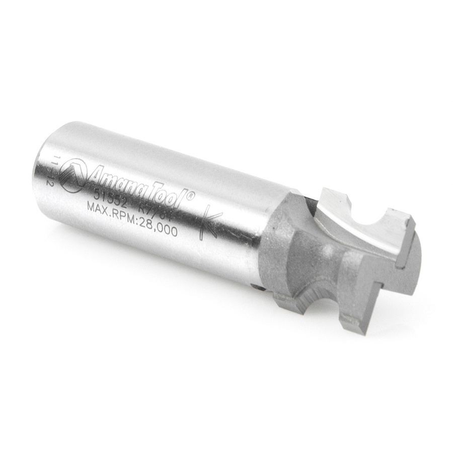 51552 Carbide Tipped Bullnose 7/64 x 55/64 Dia x 3/4 x 1/2 Inch Shank