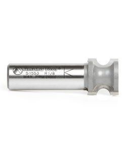51553 Carbide Tipped Bullnose 1/8 Radius x 23/32 Dia x 9/16 x 1/2 Inch Shank