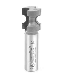 51554 Carbide Tipped Bullnose 9/64 Radius x 21/32 Dia x 3/4 x 1/2 Inch Shank
