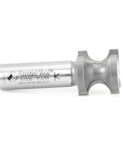 51556 Carbide Tipped Bullnose 13/64 Radius x 7/8 Dia x 3/4 x 1/2 Inch Shank