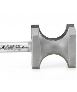 51564 Carbide Tipped Bullnose 5/8 Radius x 2 Inch Dia x 2 Inch x 1/2 Shank