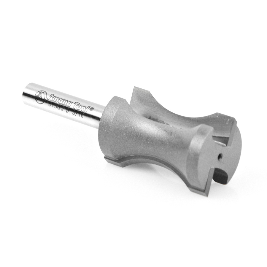 51580 Carbide Tipped Convex Edging 23/32 Radius x 13/16 Dia x 1-1/4 x 1/4 Inch Shank