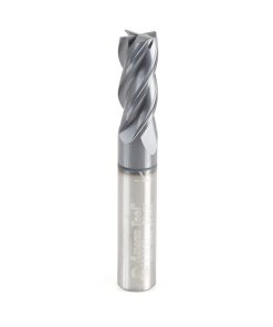 51595 CNC Variable Helix Spiral Square Bottom 3/8 Dia x 7/8 x 3/8 Shank Solid Carbide AlTiN Coated End Mill