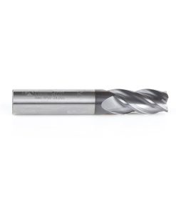 51609 CNC Variable Helix Spiral Corner Radius Bottom 1/2 Dia x 1 x 1/2 Shank x 0.030 Radius Solid Carbide AlTiN Coated Up-Cut End Mill