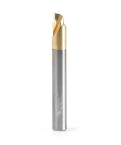 51620 Solid Carbide Aluminum Cutting 3/64 Radius Edge x 3/16 Dia x 3/32 x 1/4 Shank ZrN Coated Up-Cut End Mill