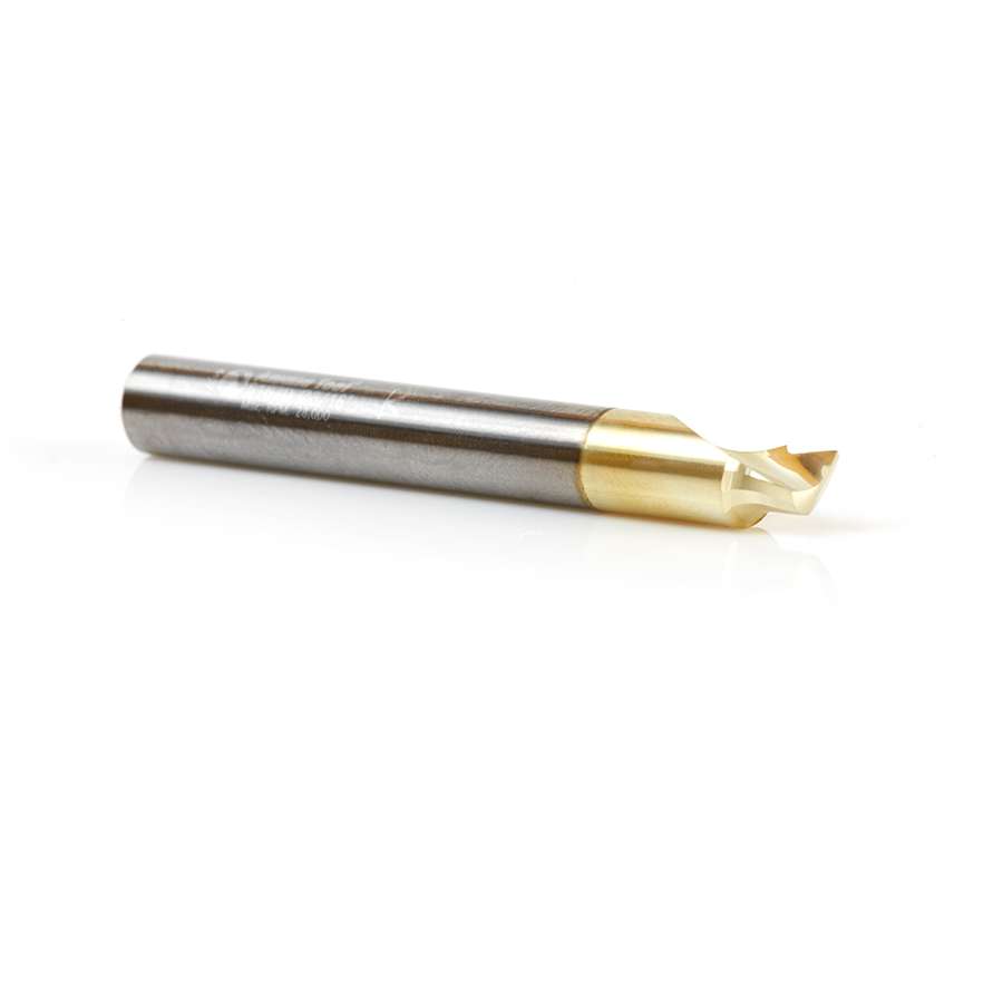 51620 Solid Carbide Aluminum Cutting 3/64 Radius Edge x 3/16 Dia x 3/32 x 1/4 Shank ZrN Coated Up-Cut End Mill