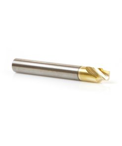 51622 Solid Carbide Aluminum Cutting 3/64 Radius Edge x 3/16 Dia x 1/8 x 1/4 Shank ZrN Coated Up-Cut End Mill