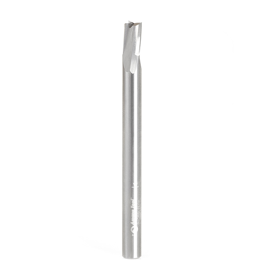 51630 Solid Carbide Spiral Finisher 1/4 Dia x 3/8 x 1/4 Shank Up-Cut Router Bit