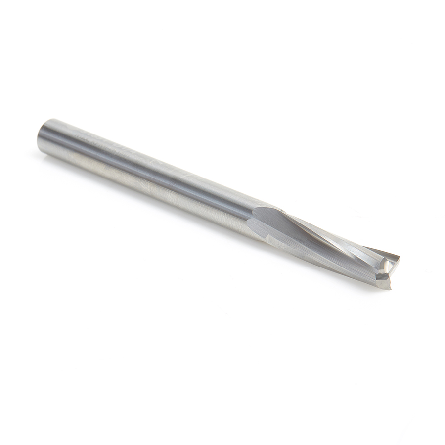 51631 Solid Carbide Spiral Finisher 1/4 Dia x 7/8 x 1/4 Shank Up-Cut Router Bit