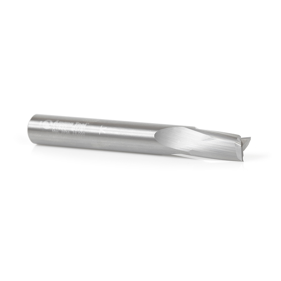 51632 Solid Carbide Spiral Finisher 3/8 Dia x 5/8 x 3/8 Shank Up-Cut Router Bit