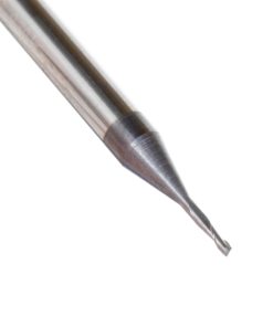 51664 AlTiN Coated CNC Steel, Stainless Steel & Composite Square Mini End Mill 0.030 Dia x 0.090 x 1/8 Shank