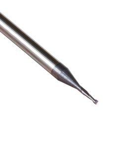 51665 AlTiN Coated CNC Steel, Stainless Steel & Composite Square Mini End Mill 0.035 Dia x 0.105 x 1/8 Shank