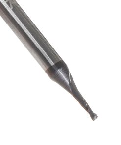 51666 AlTiN Coated CNC Steel, Stainless Steel & Composite Square Mini End Mill 0.040 Dia x 0.120 x 1/8 Shank